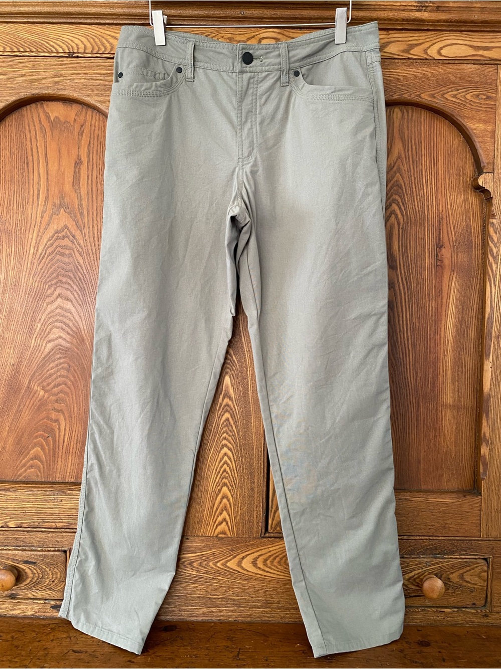 Outdoor Research OR Shastin pants commuter hiking 32 green khaki cotton nylon